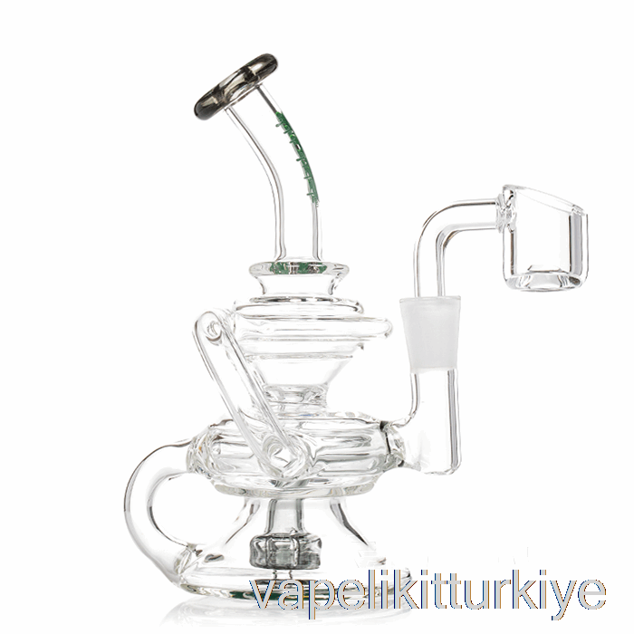 Vape Türkiye Ooze Rip Tide Mini Geri Dönüşüm Cihazı Dab Rig Slime Yeşil (berrak / Yeşil)